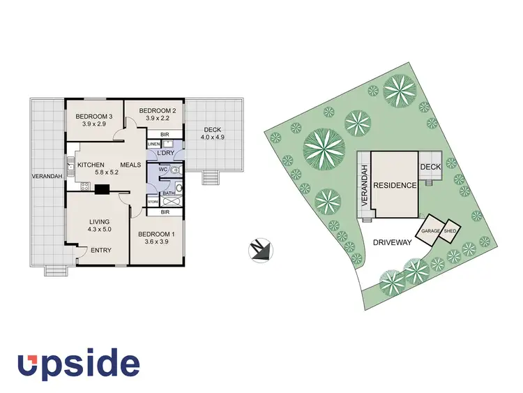 Floorplan of Homely house listing, 1 Pike Place, Higgins ACT 2615