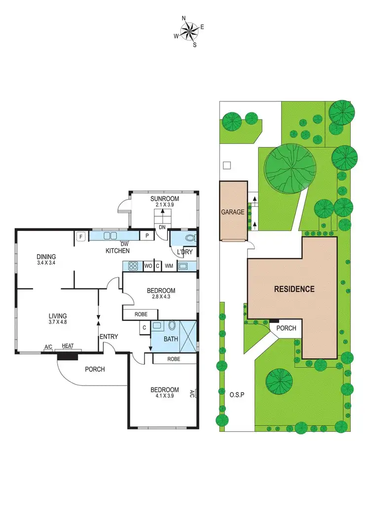 Floorplan of Homely house listing, 75 Stockdale Avenue, Bentleigh East VIC 3165