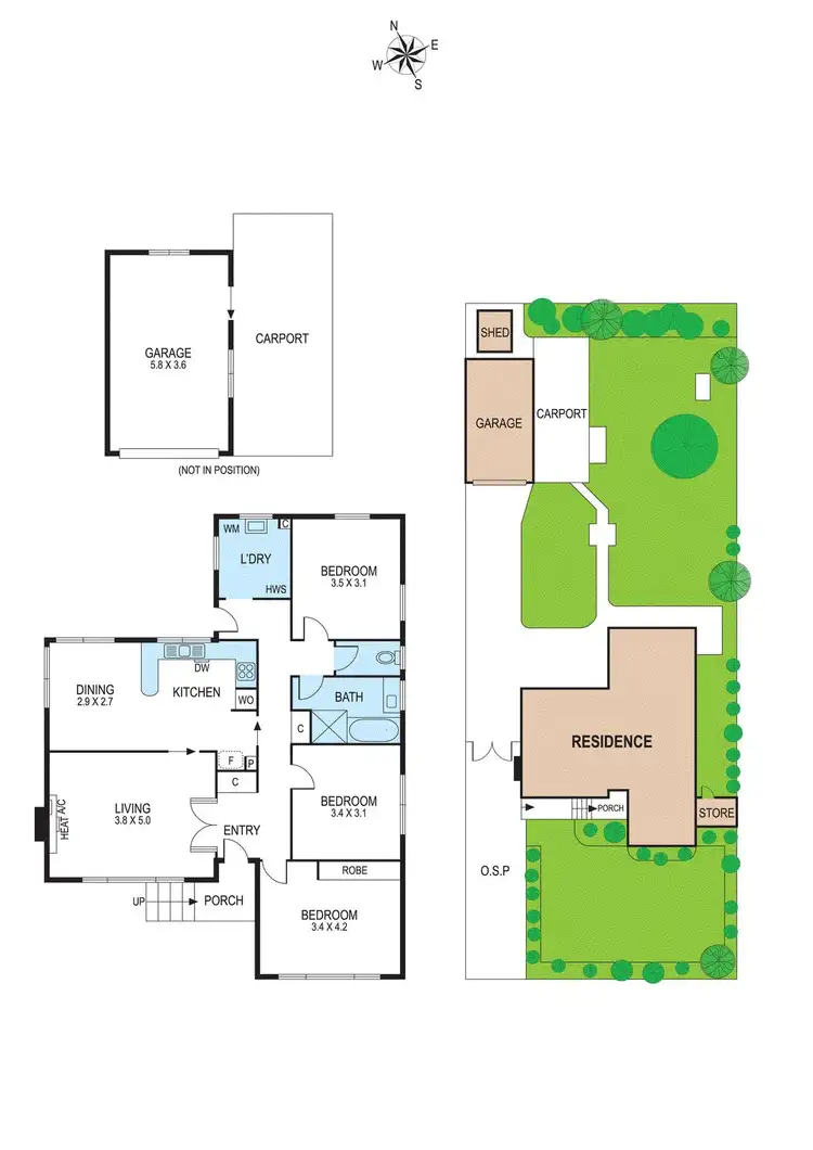 Floorplan of Homely house listing, 47 Vasey Street, Bentleigh East VIC 3165