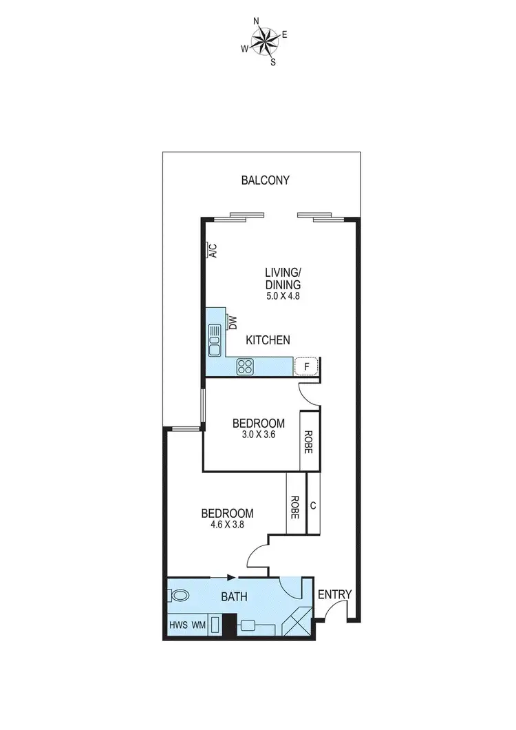 Floorplan of Homely apartment listing, 3/76 East Boundary Road, Bentleigh East VIC 3165