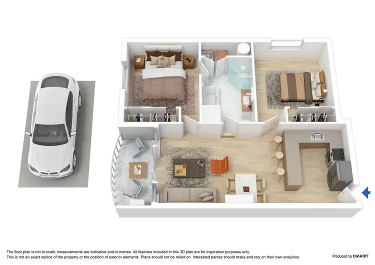 Floorplan of Homely apartment listing, 96/538 Little Lonsdale Street, Melbourne VIC 3000