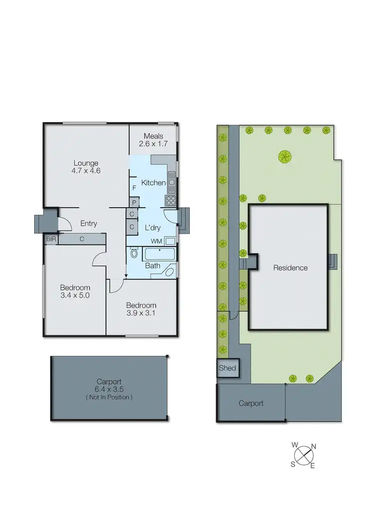 Floorplan of Homely unit listing, 1/16 Worsley Avenue, Clayton South VIC 3169