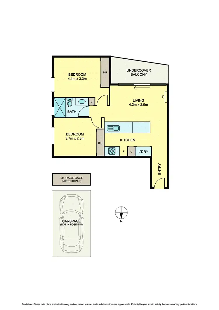 Floorplan of Homely apartment listing, 308/26 Breese Street, Brunswick VIC 3056