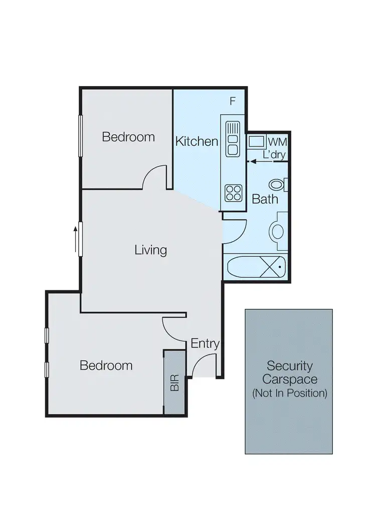 Floorplan of Homely apartment listing, 5/1324 Centre Road, Clayton South VIC 3169