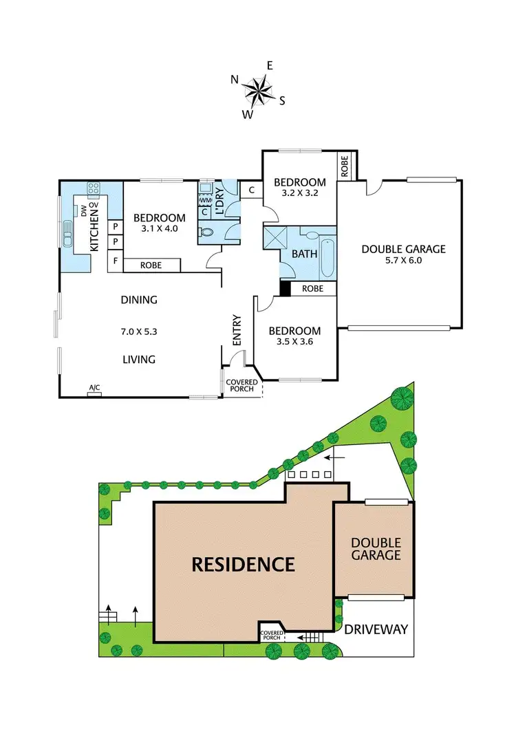 Floorplan of Homely unit listing, 3/8 Railway Road, Briar Hill VIC 3088