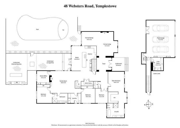 Floorplan of Homely house listing, 48 Websters Road, Templestowe VIC 3106