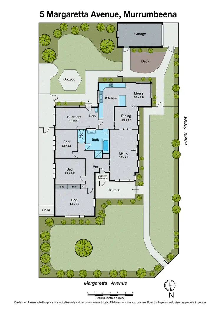 Floorplan of Homely house listing, 5 Margaretta Avenue, Murrumbeena VIC 3163