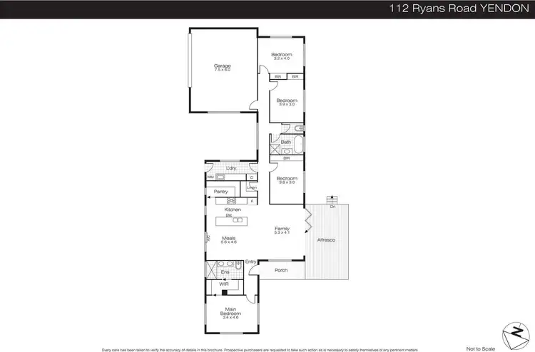 Floorplan of Homely house listing, 112 Ryans Road, Yendon VIC 3352