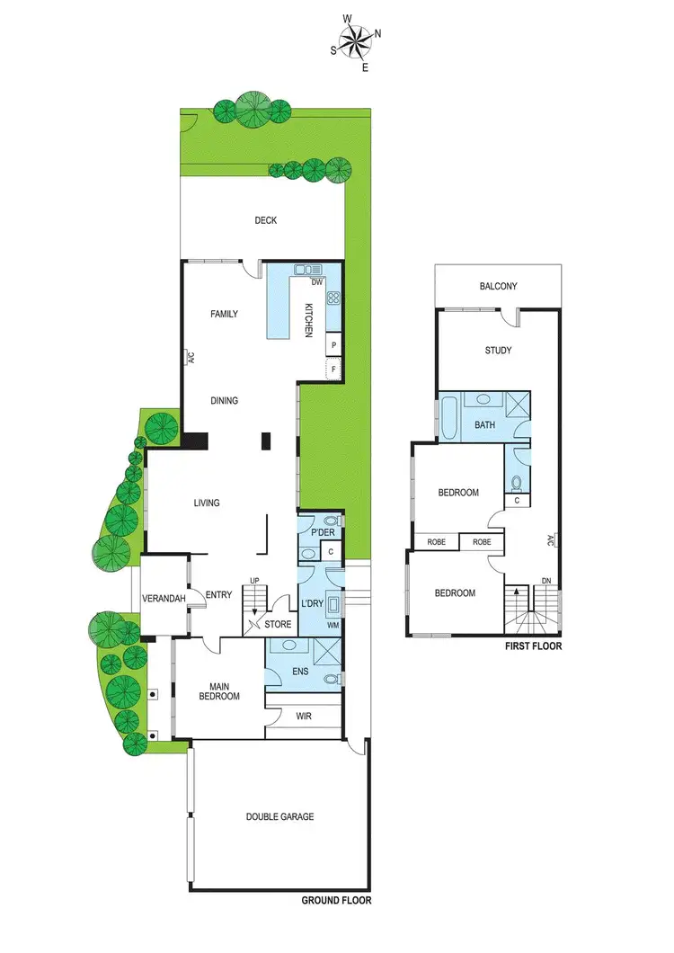 Floorplan of Homely townhouse listing, 2/29-31 Howe Street, Murrumbeena VIC 3163