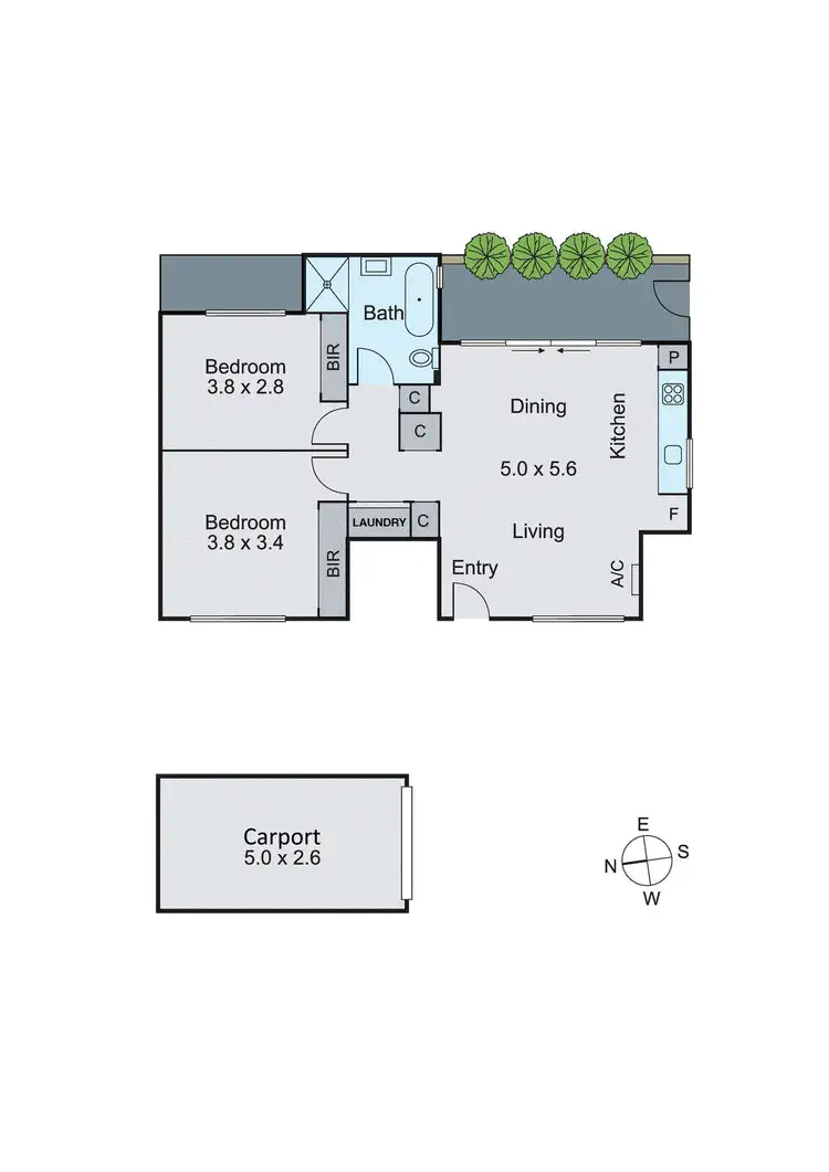 Floorplan of Homely apartment listing, 1/7A Arkle Street, Prahran VIC 3181