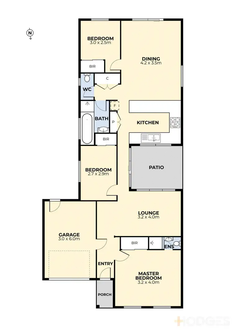 Floorplan of Homely house listing, 9 Fiona Court, Werribee VIC 3030