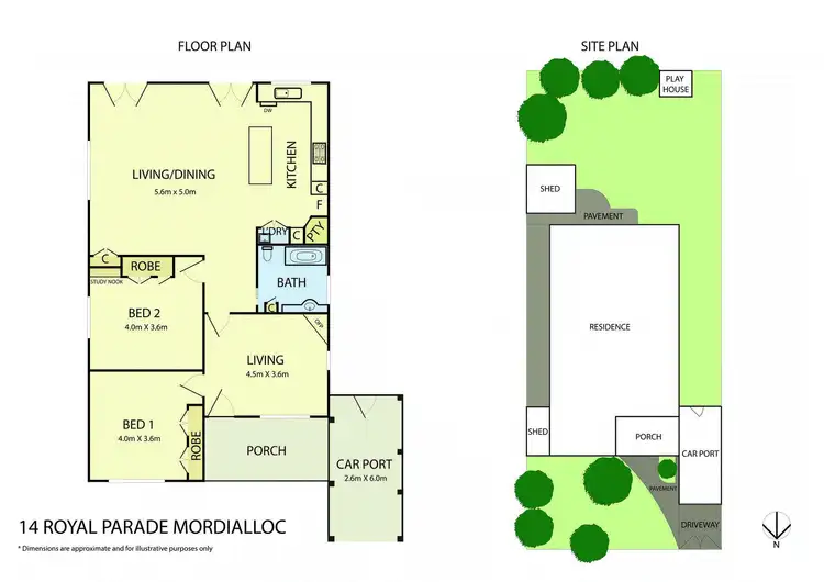 Floorplan of Homely house listing, 14 Royal Parade, Mordialloc VIC 3195