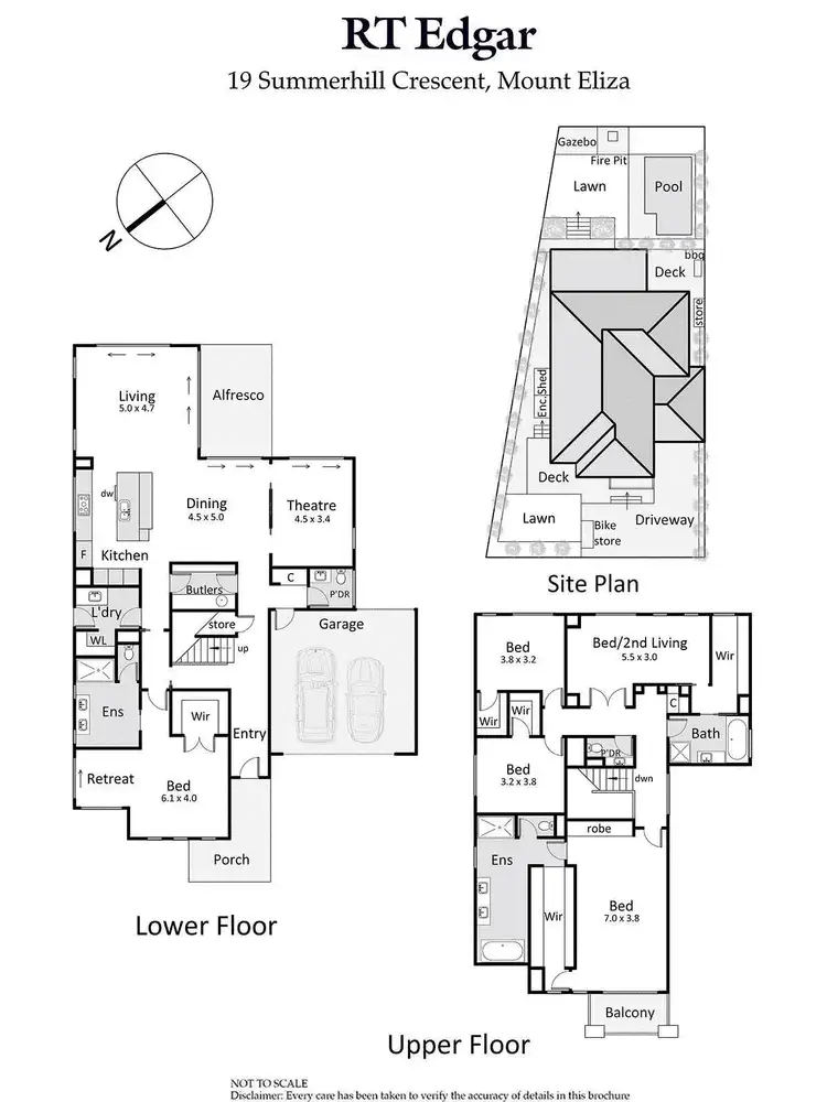 Floorplan of Homely house listing, 19 Summerhill Crescent, Mount Eliza VIC 3930