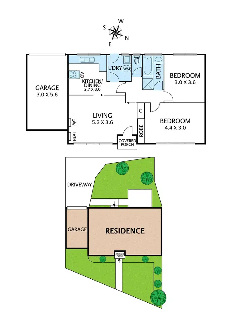 Floorplan of Homely unit listing, 3/340 Springfield Road, Nunawading VIC 3131