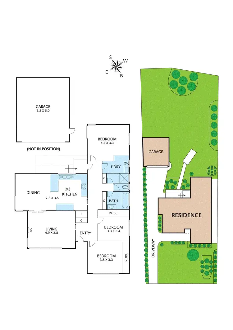 Floorplan of Homely house listing, 16 Compton Street, Mitcham VIC 3132