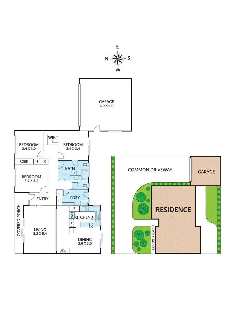 Floorplan of Homely unit listing, 2/275 Springvale Road, Nunawading VIC 3131