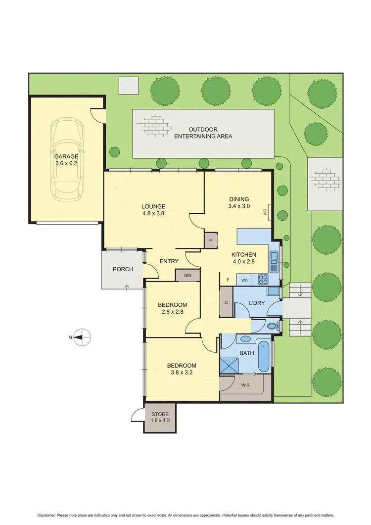 Floorplan of Homely unit listing, 6/208 High Street, Templestowe Lower VIC 3107