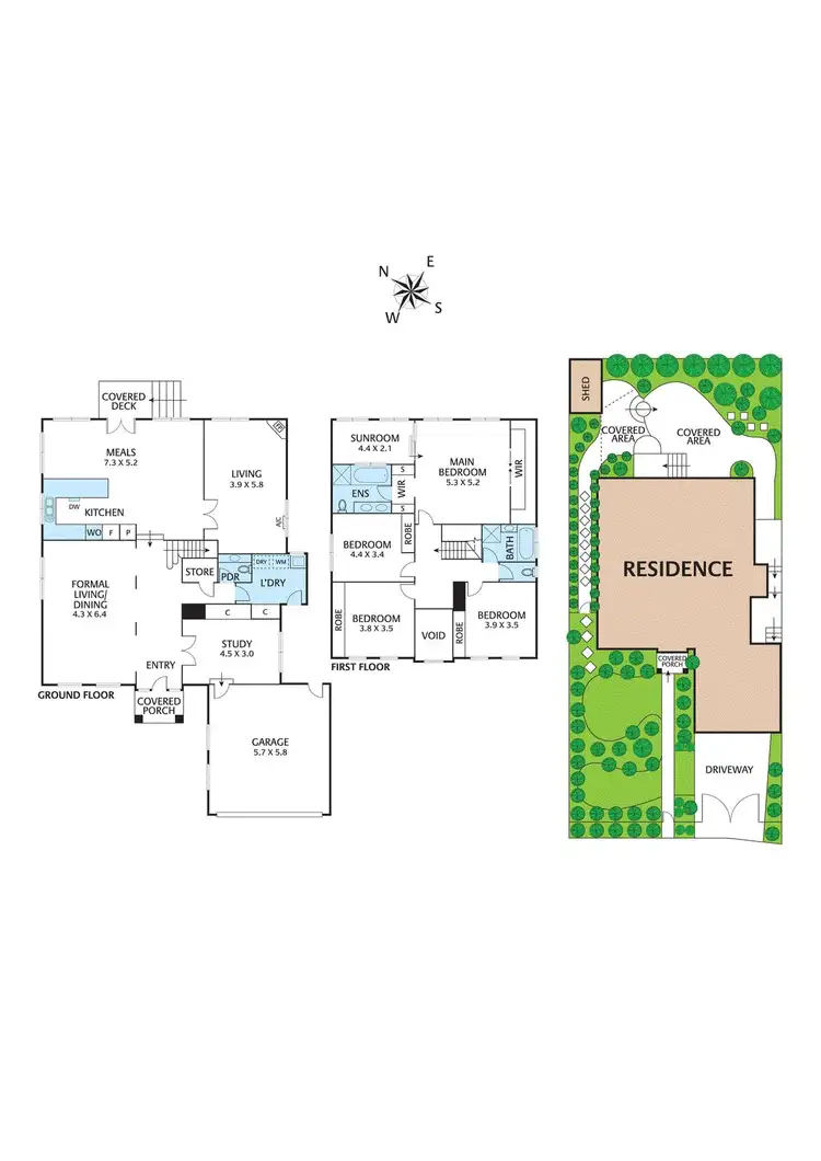 Floorplan of Homely house listing, 1 Gallus Close, Vermont VIC 3133