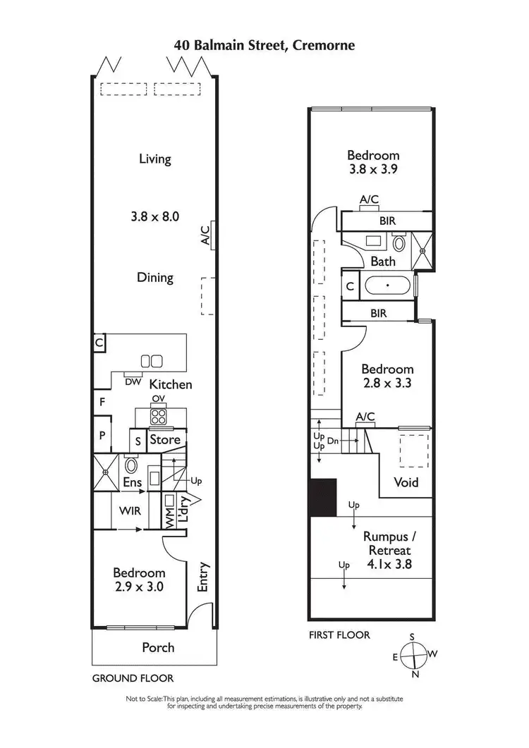 Floorplan of Homely house listing, 40 Balmain Street, Richmond VIC 3121