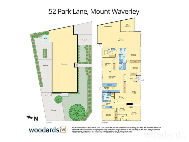 Floorplan of Homely house listing, 52 Park Lane, Mount Waverley VIC 3149
