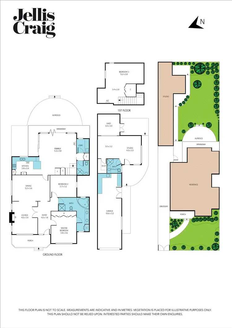 Floorplan of Homely house listing, 6 Cairnes Grove, Bentleigh VIC 3204