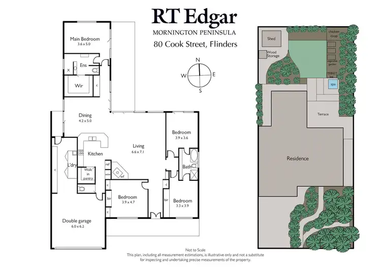 Floorplan of Homely house listing, 80 Cook Street, Flinders VIC 3929