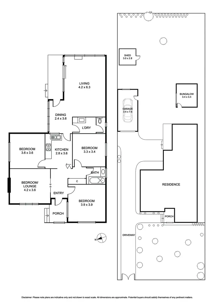 Floorplan of Homely house listing, 6 Daffodil Street, Bentleigh East VIC 3165