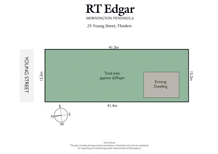 Floorplan of Homely land listing, 25 Young Street, Flinders VIC 3929