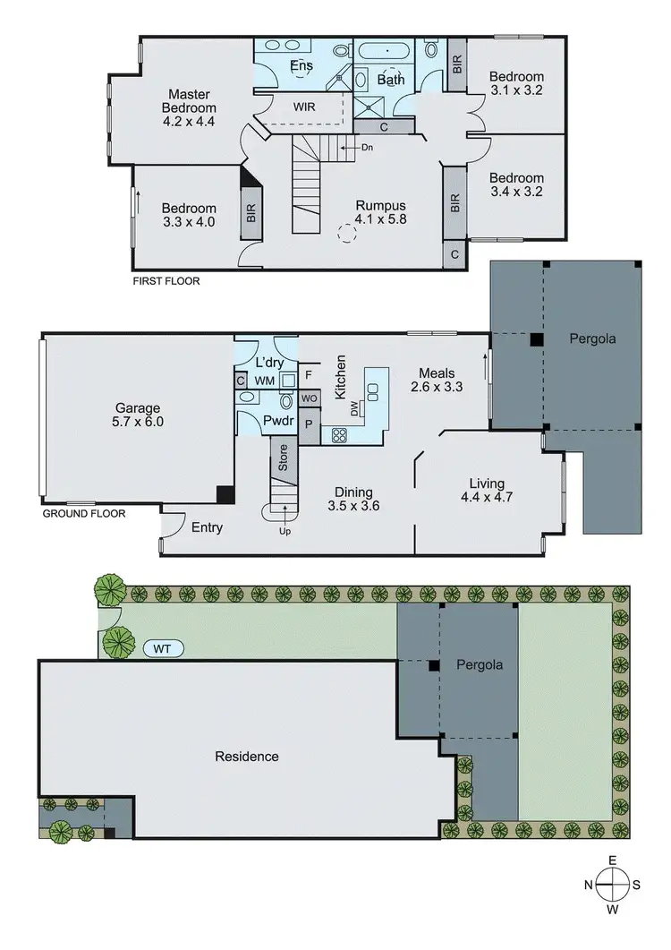 Floorplan of Homely house listing, 9 Nursery Way, Burwood VIC 3125