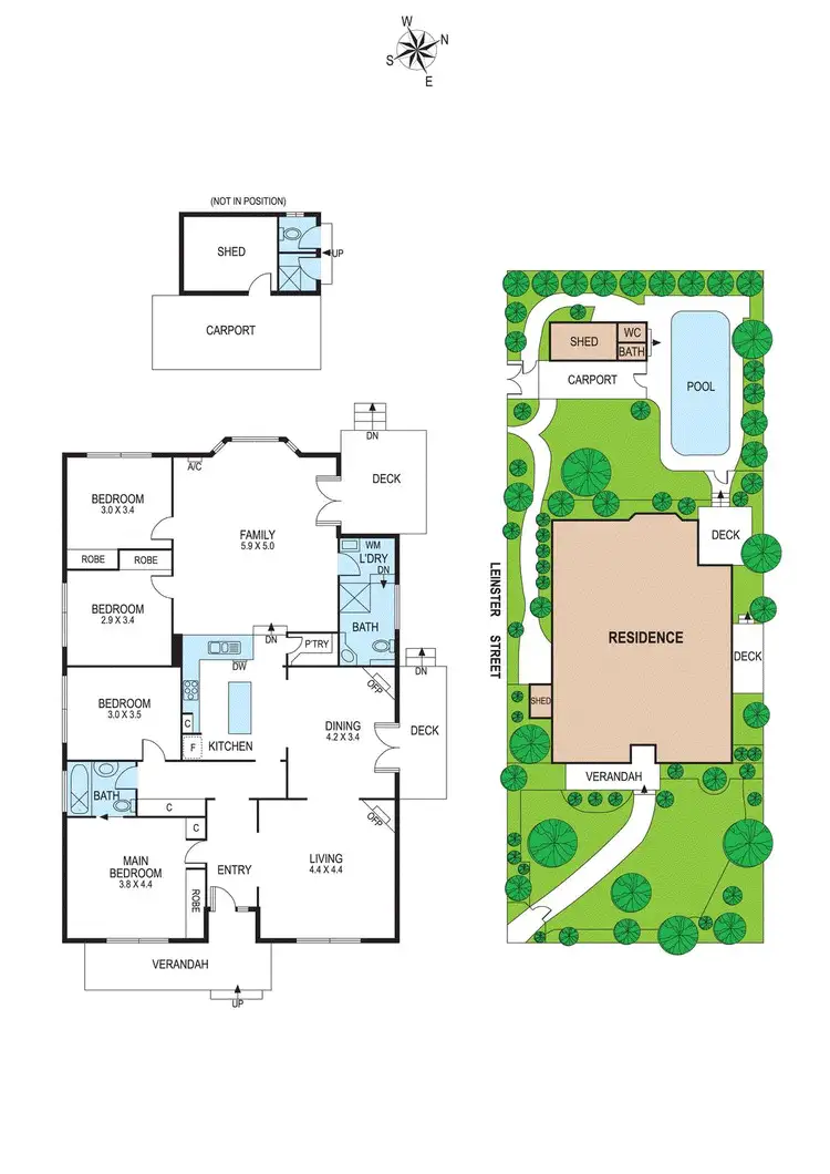 Floorplan of Homely house listing, 15 Tyrone Street, Ormond VIC 3204