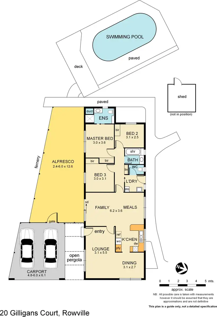 Floorplan of Homely house listing, 20 Gilligans Court, Rowville VIC 3178