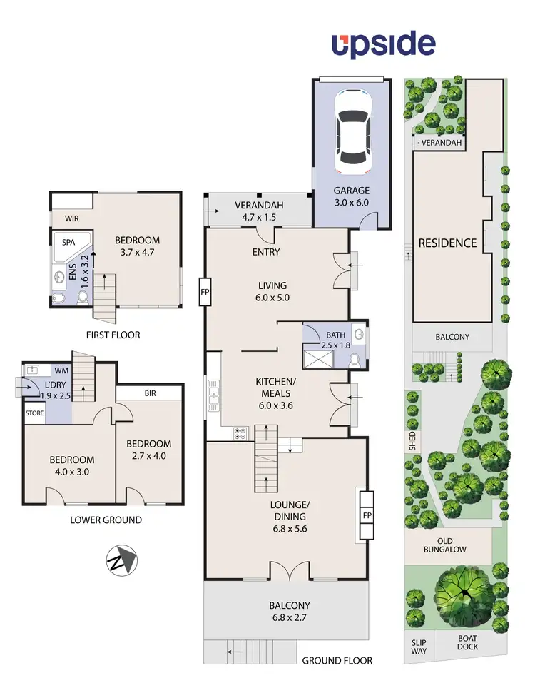 Floorplan of Homely house listing, 133 Gould Street, Frankston VIC 3199