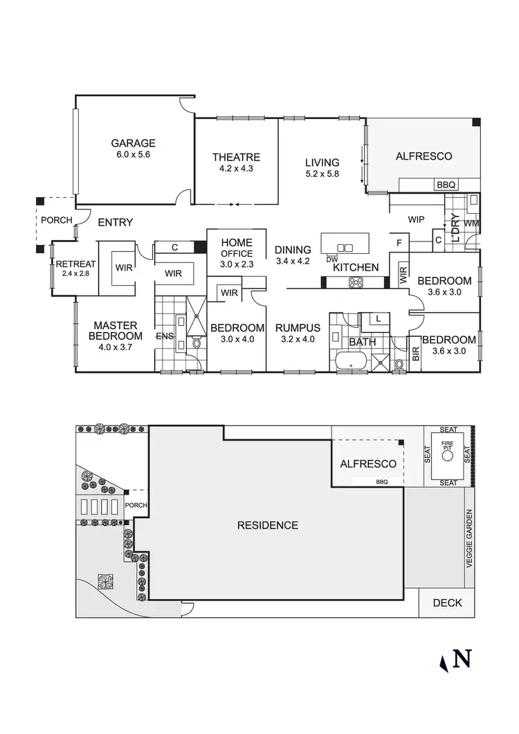Floorplan of Homely house listing, 13 Nesci Street, Doreen VIC 3754