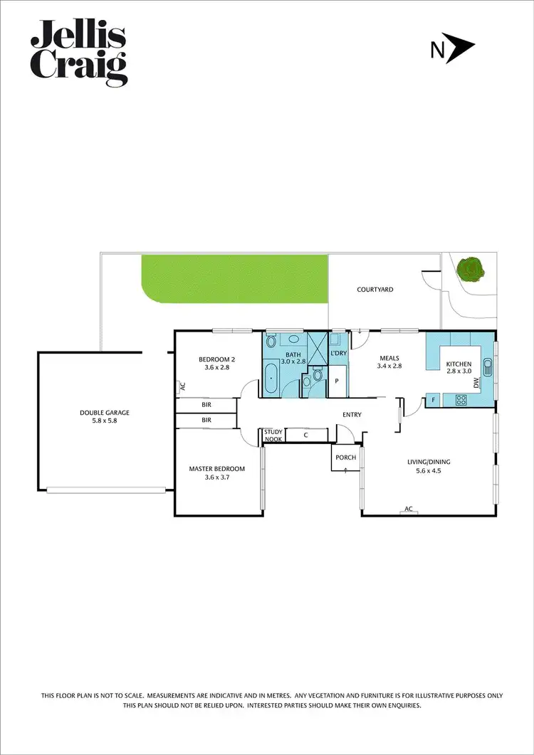 Floorplan of Homely unit listing, 2/503 Neerim Road, Murrumbeena VIC 3163