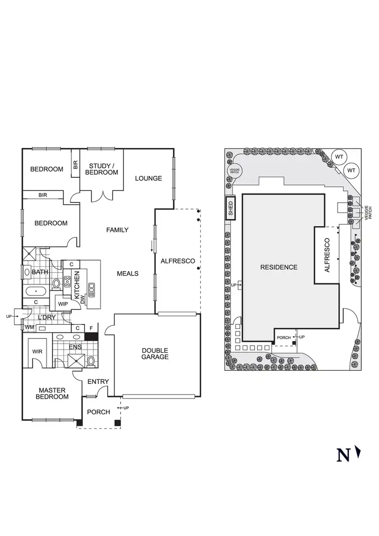 Floorplan of Homely house listing, 12 Ferguson Drive, Doreen VIC 3754