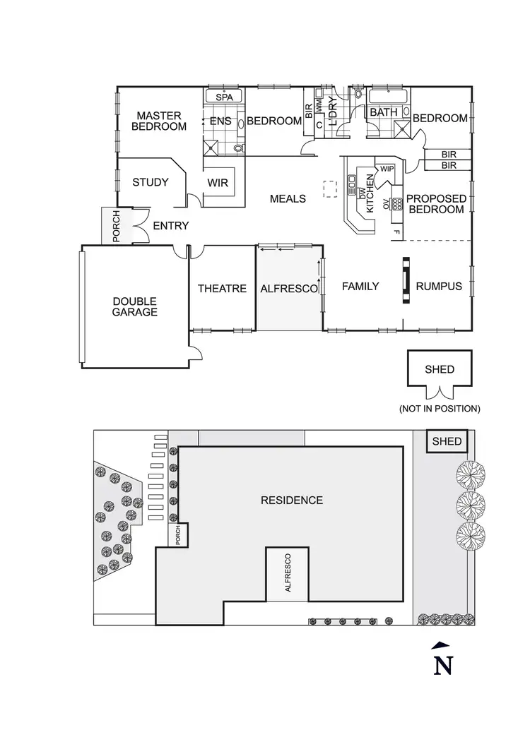 Floorplan of Homely house listing, 52 Baigent  Avenue, Doreen VIC 3754