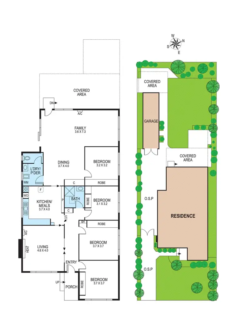 Floorplan of Homely house listing, 1 Milford Street, Bentleigh East VIC 3165