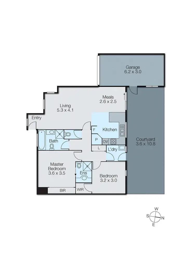 Floorplan of Homely townhouse listing, 19A Springs Road, Clayton South VIC 3169