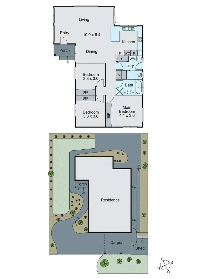 Floorplan of Homely unit listing, 2/52 Station Street, Burwood VIC 3125