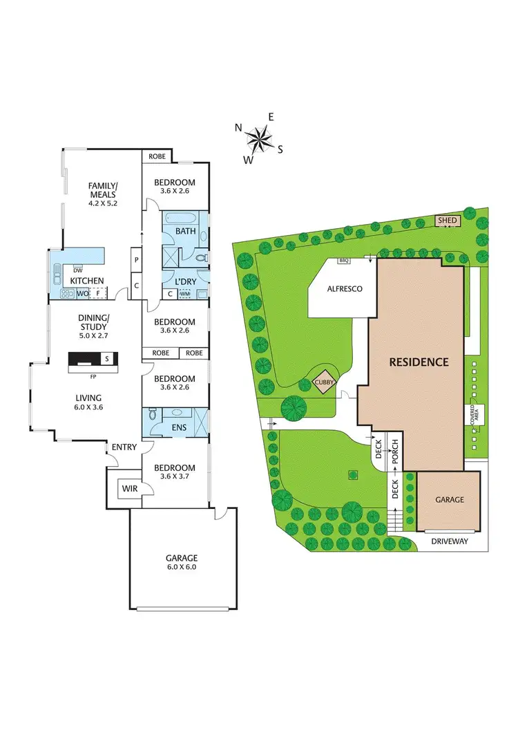 Floorplan of Homely house listing, 1 Yaralla Crescent, St Helena VIC 3088
