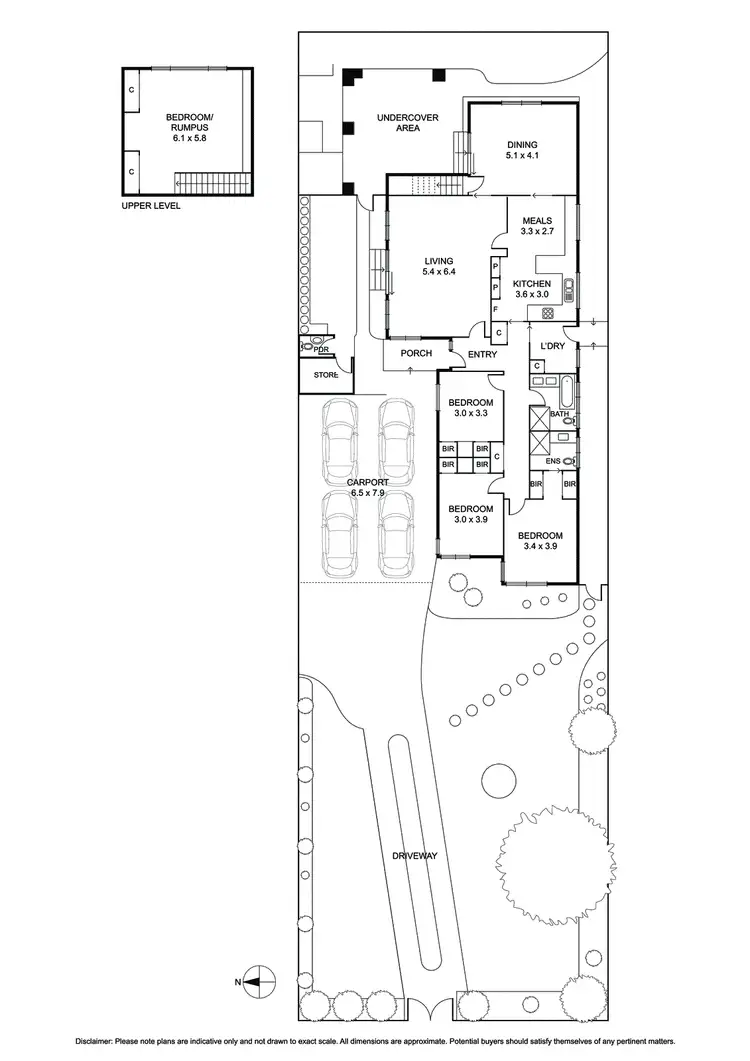 Floorplan of Homely house listing, 8 Harper Avenue, Bentleigh East VIC 3165