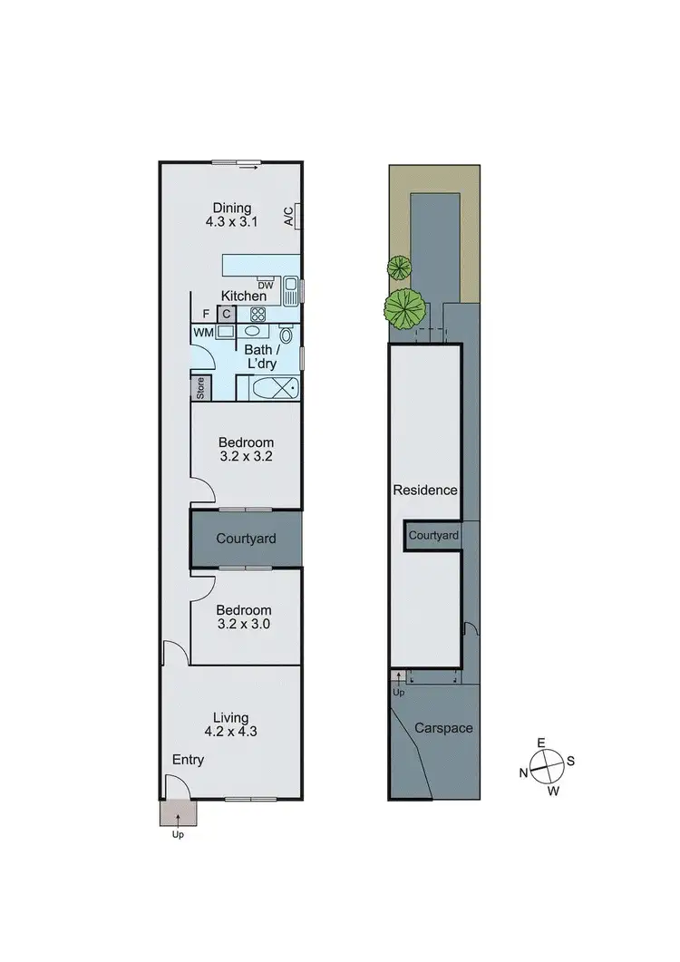 Floorplan of Homely villa listing, 2/22 Austin Street, Hughesdale VIC 3166