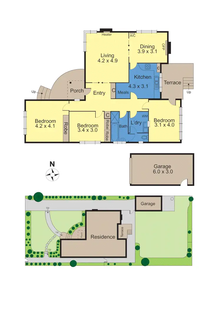 Floorplan of Homely house listing, 47 Outlook Drive, Camberwell VIC 3124