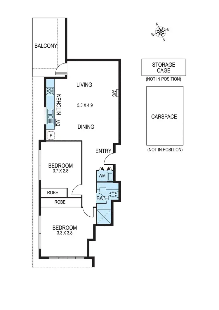 Floorplan of Homely apartment listing, 101/495 South Road, Bentleigh VIC 3204
