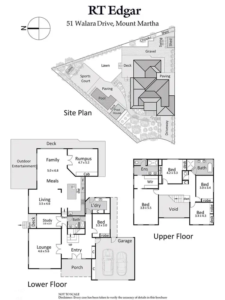 Floorplan of Homely house listing, 51 Walara Drive, Mount Martha VIC 3934