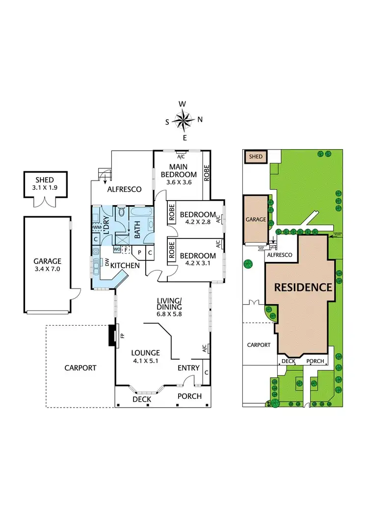 Floorplan of Homely house listing, 12 Jackson Street, Forest Hill VIC 3131