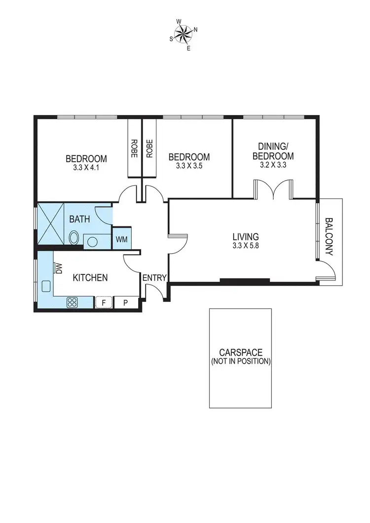 Floorplan of Homely apartment listing, 5/50 Robert Street, Bentleigh VIC 3204