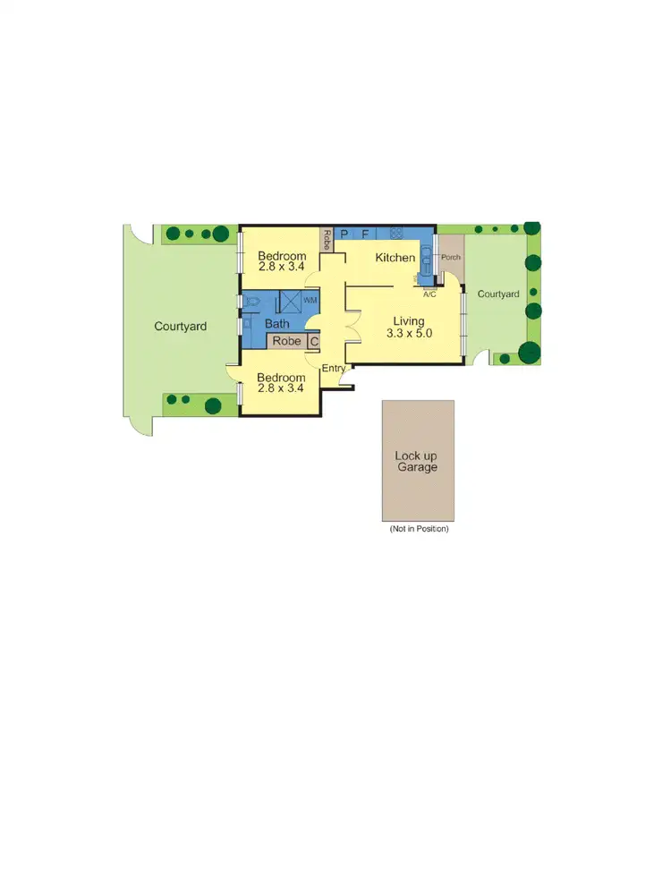 Floorplan of Homely apartment listing, 2/20 Royal Avenue, Glen Huntly VIC 3163