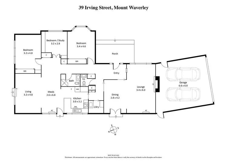 Floorplan of Homely house listing, 39 Irving Street, Mount Waverley VIC 3149