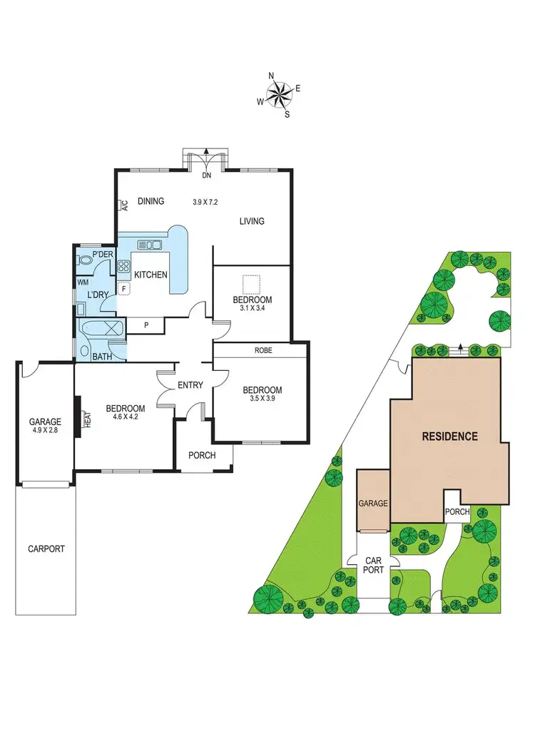 Floorplan of Homely house listing, 32 Omama Road, Murrumbeena VIC 3163